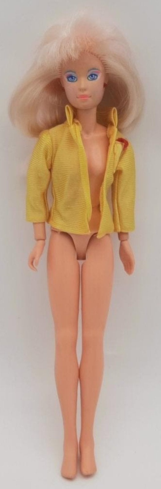 JEM / Jerrica Barbie pop + knipperende oorbellen Hasbro 1985, Ophalen of Verzenden, Gebruikt, Barbie
