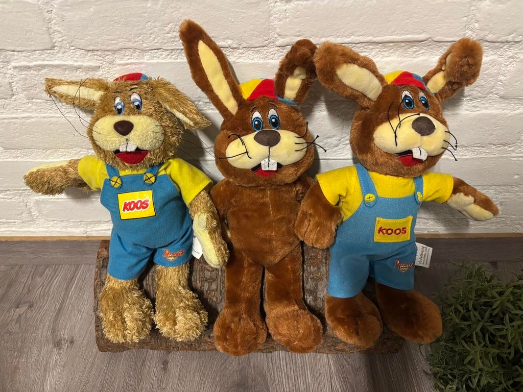 Koos konijn knuffel mascotte van de roompot, Overige merken, Overige karakters, Konijn, Ophalen of Verzenden