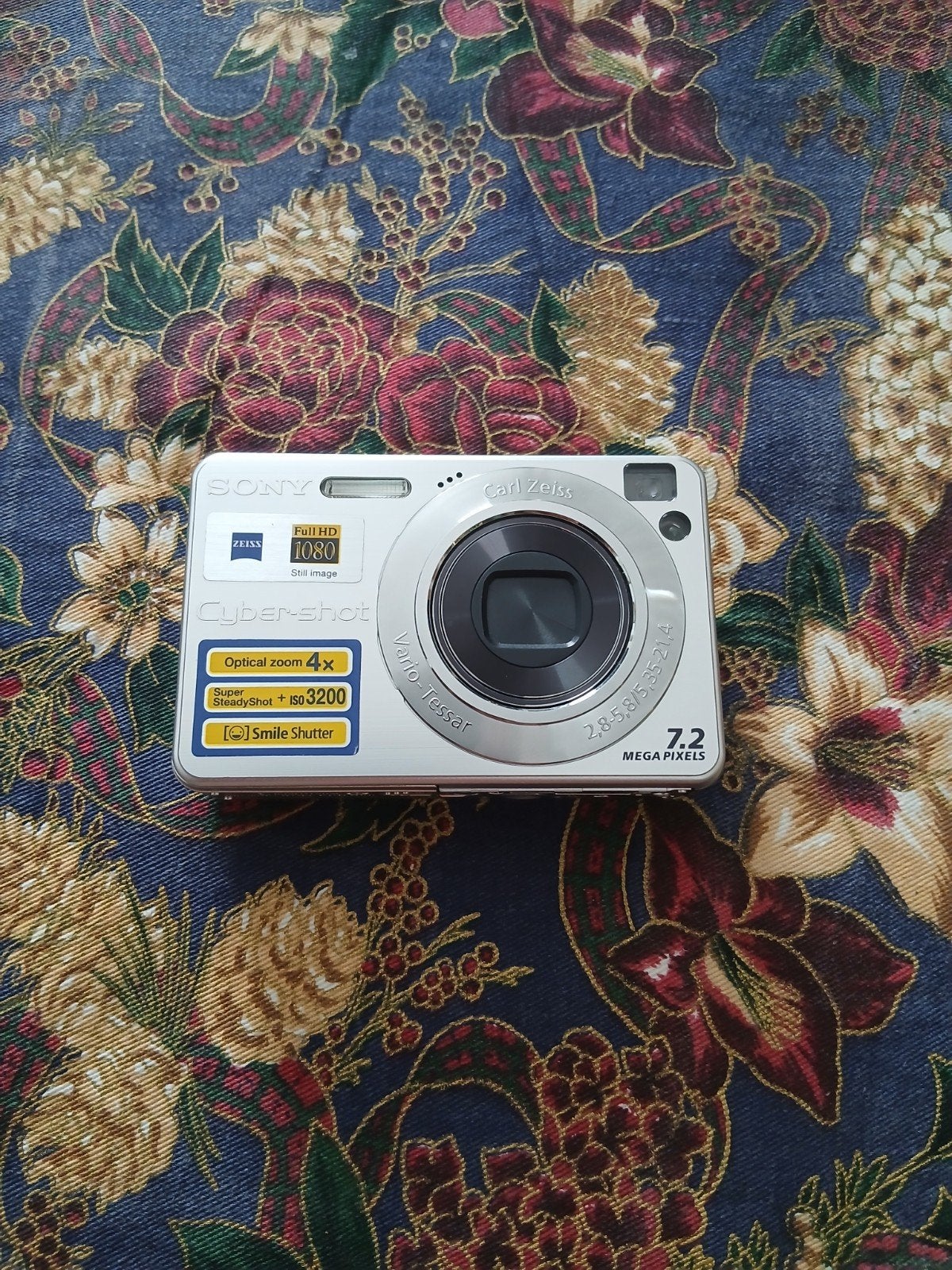 Sony Cyber-shot DSC-W120 Compactcamera - 7.2 MP, 4x Zoom, Gebruikt, Accu, Ophalen of Verzenden, Compactcamera