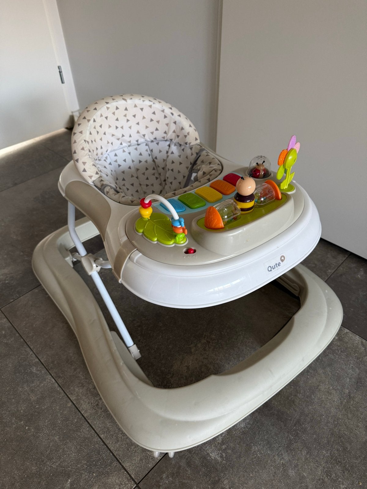 Qute Q-Cooper Loopstoel - Zand kleur, Ophalen, Gebruikt, Overige typen, Met licht
