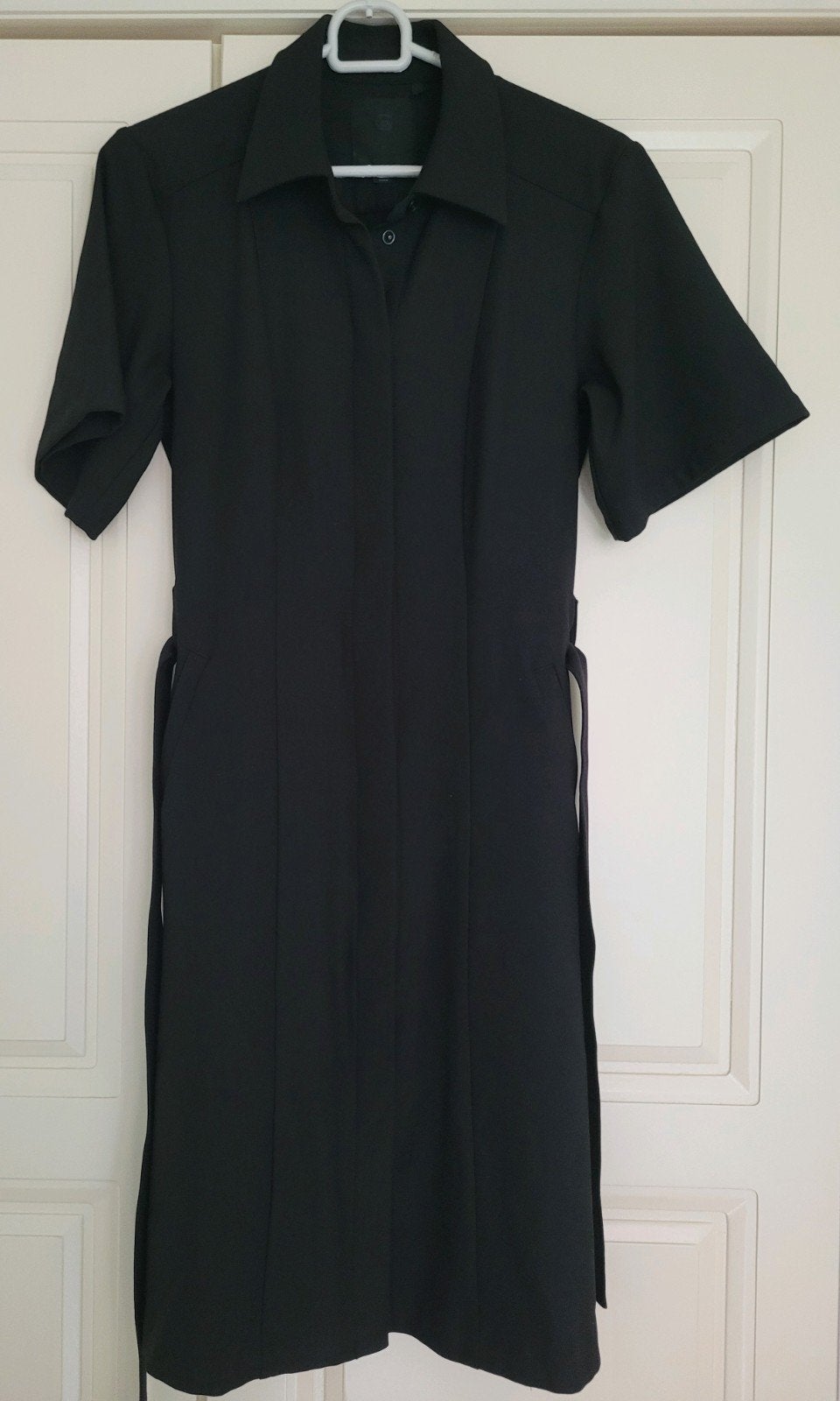Zgan zwarte G-star RAW damesjurk mt. XS, Kleding | Dames, Ophalen, Zwart, Maat 34 (XS) of kleiner, Boven de knie