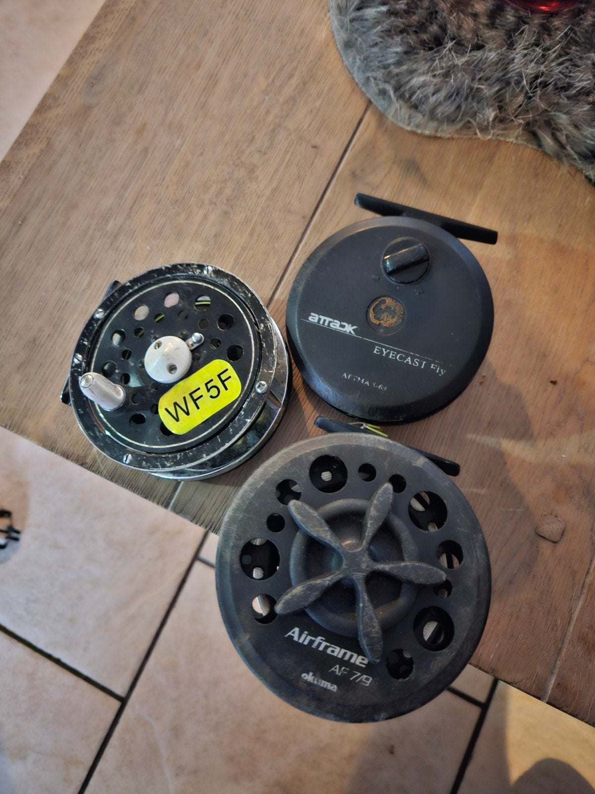 Vliegvis molens - Attak, Okuma, Olympic, Ophalen