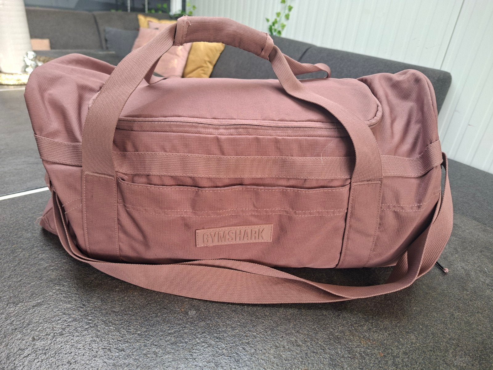 Gymshark sporttas oudroze, Ophalen of Verzenden, Gebruikt, Unisex volwassen