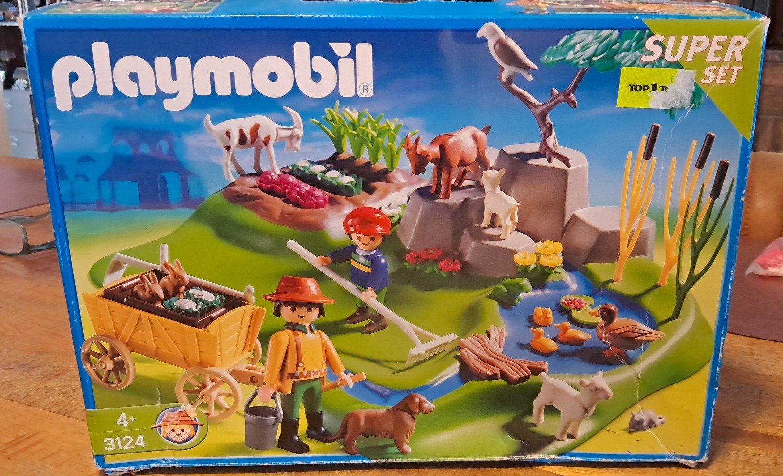 Playmobil Super Set Boerderij 3124 - Compleet met doos, Kinderen en Baby's, Complete set, Overige typen, Ophalen of Verzenden