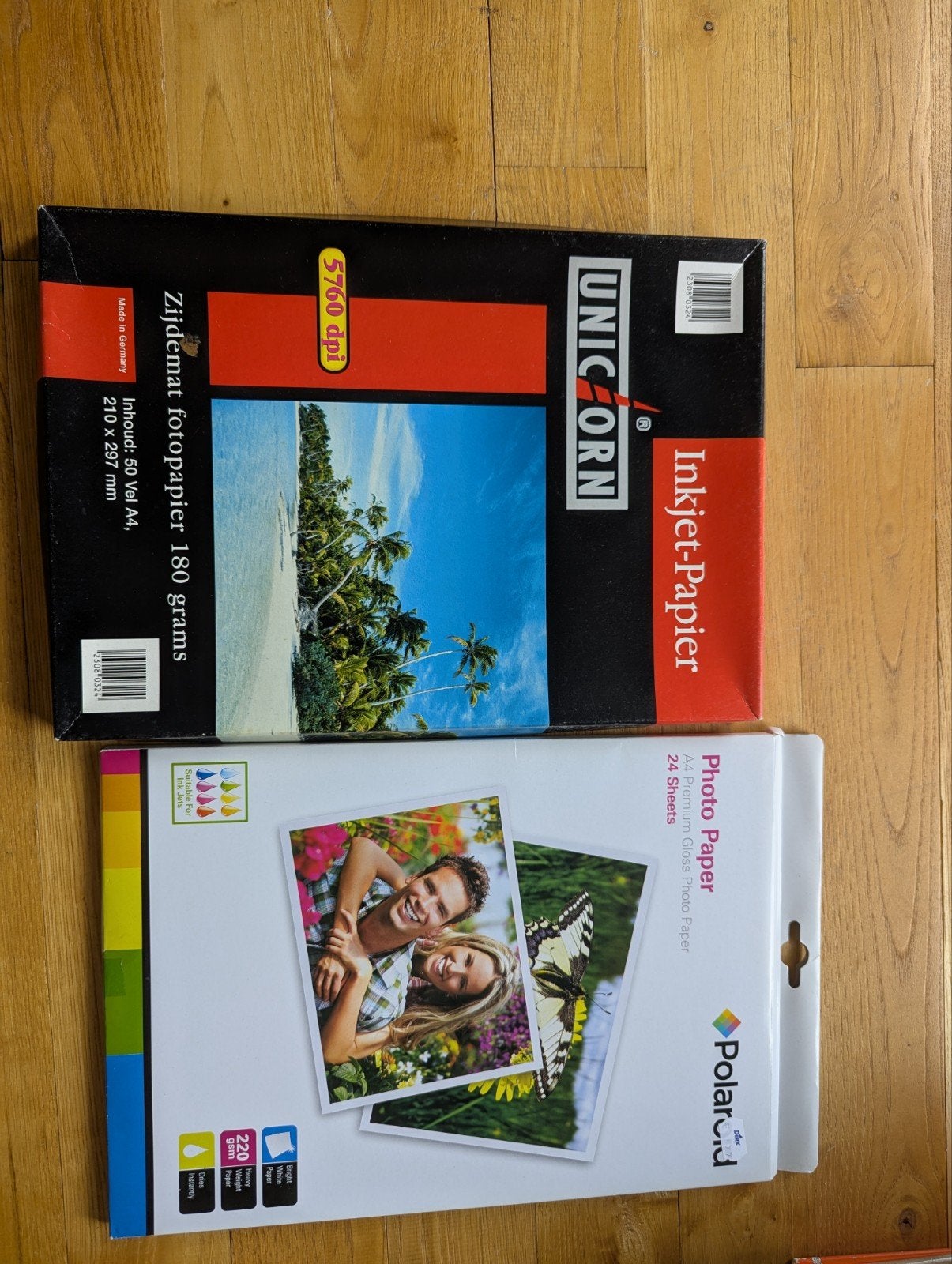 Fotopapier A4 - Unicorn Inkjet & Polaroid Premium Gloss, A4, Nieuw, Glanzend, Ophalen of Verzenden
