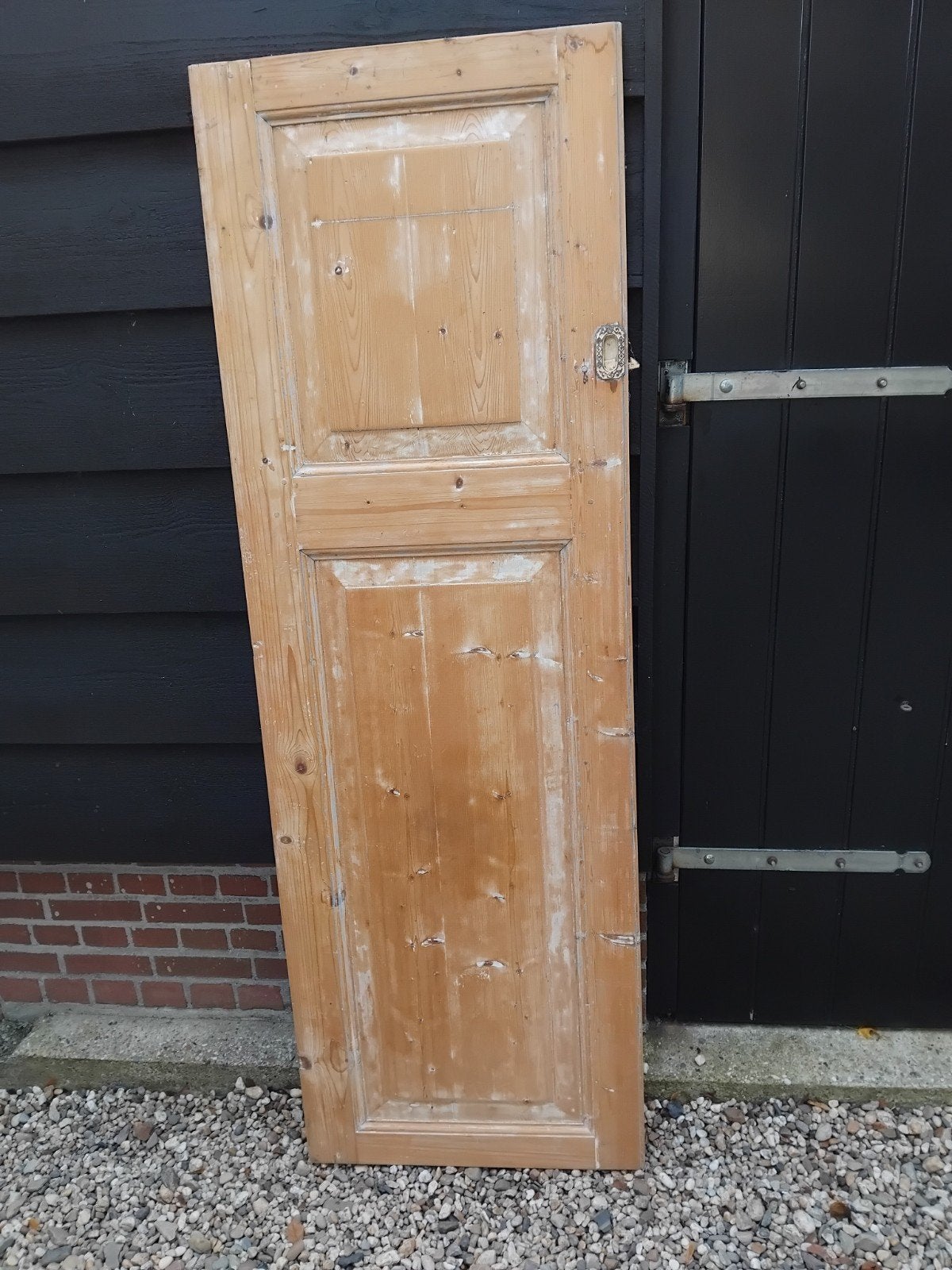 curiosa antiek grenen deur decoratief, Ophalen