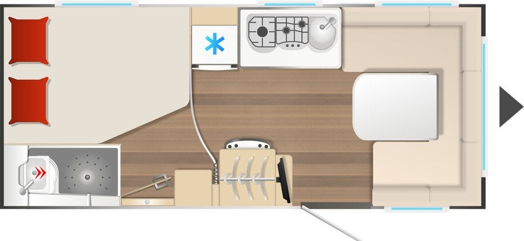 Bürstner B66 465 TS (bj 2026), Caravans en Kamperen, Caravans, Bedrijf, Bürstner, 5 tot 6 meter, Verkoop@dejongrecreatie.nl