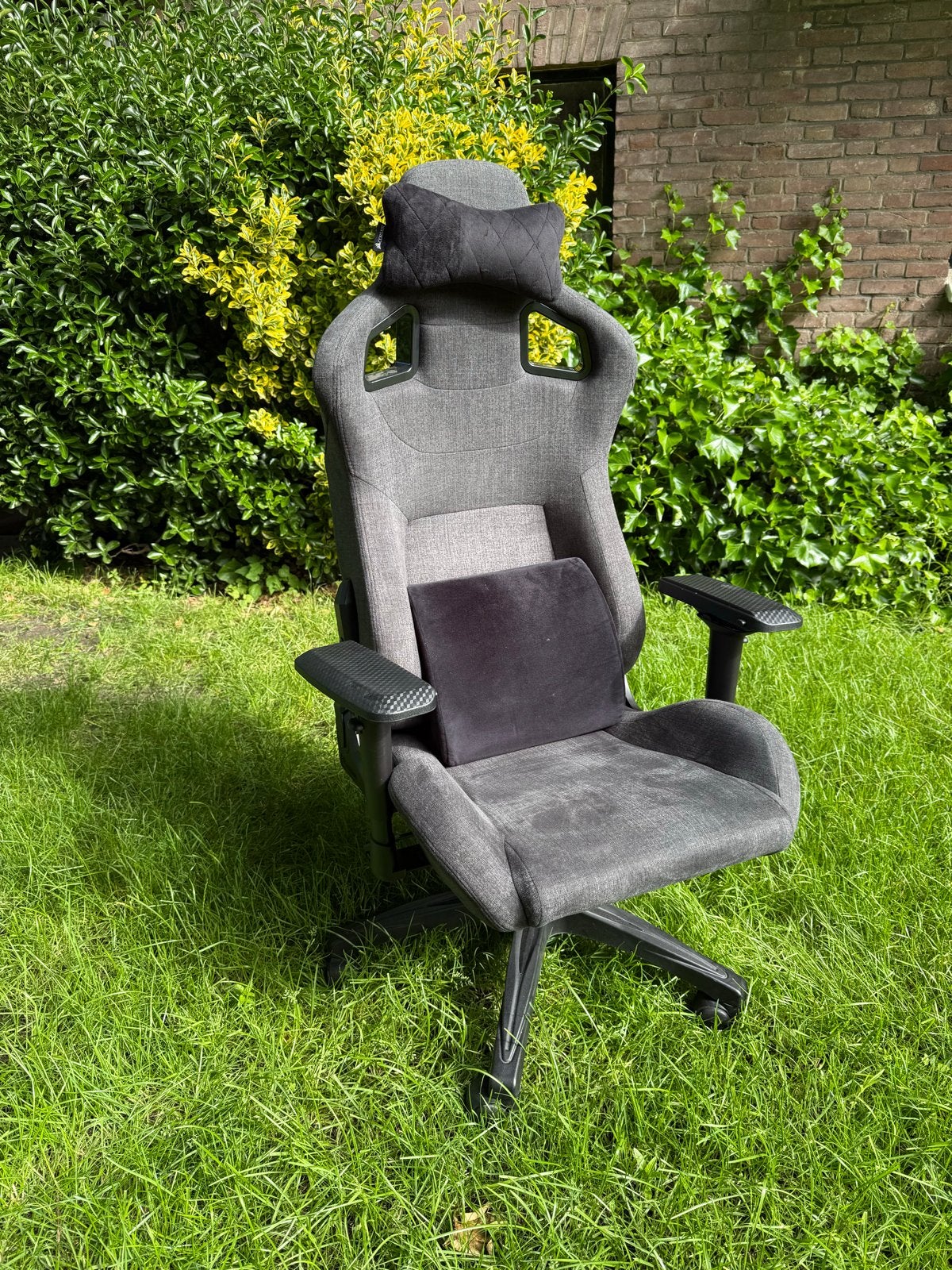 Zo goed als nieuw Corsair gaming bureaustoel, Huis en Inrichting, Bureaustoelen, Ophalen, Zo goed als nieuw, Grijs, Bureaustoel