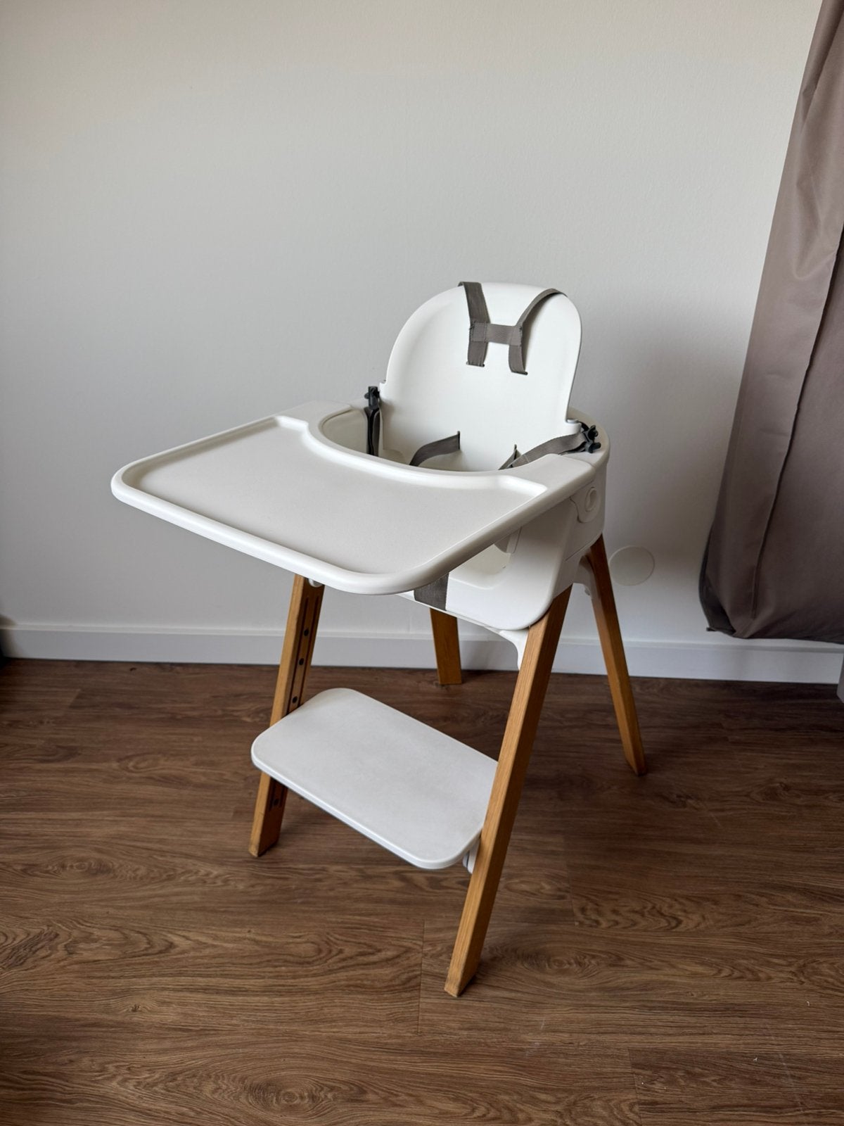 Stokke steps set, Ophalen, Zo goed als nieuw, Meegroeistoel, Gordel(s)