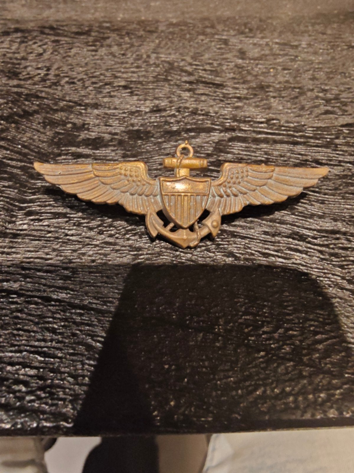US  USN Naval Aviator Pilot Wing.., Verzamelen, Ophalen of Verzenden, Landmacht, Amerika, Embleem of Badge