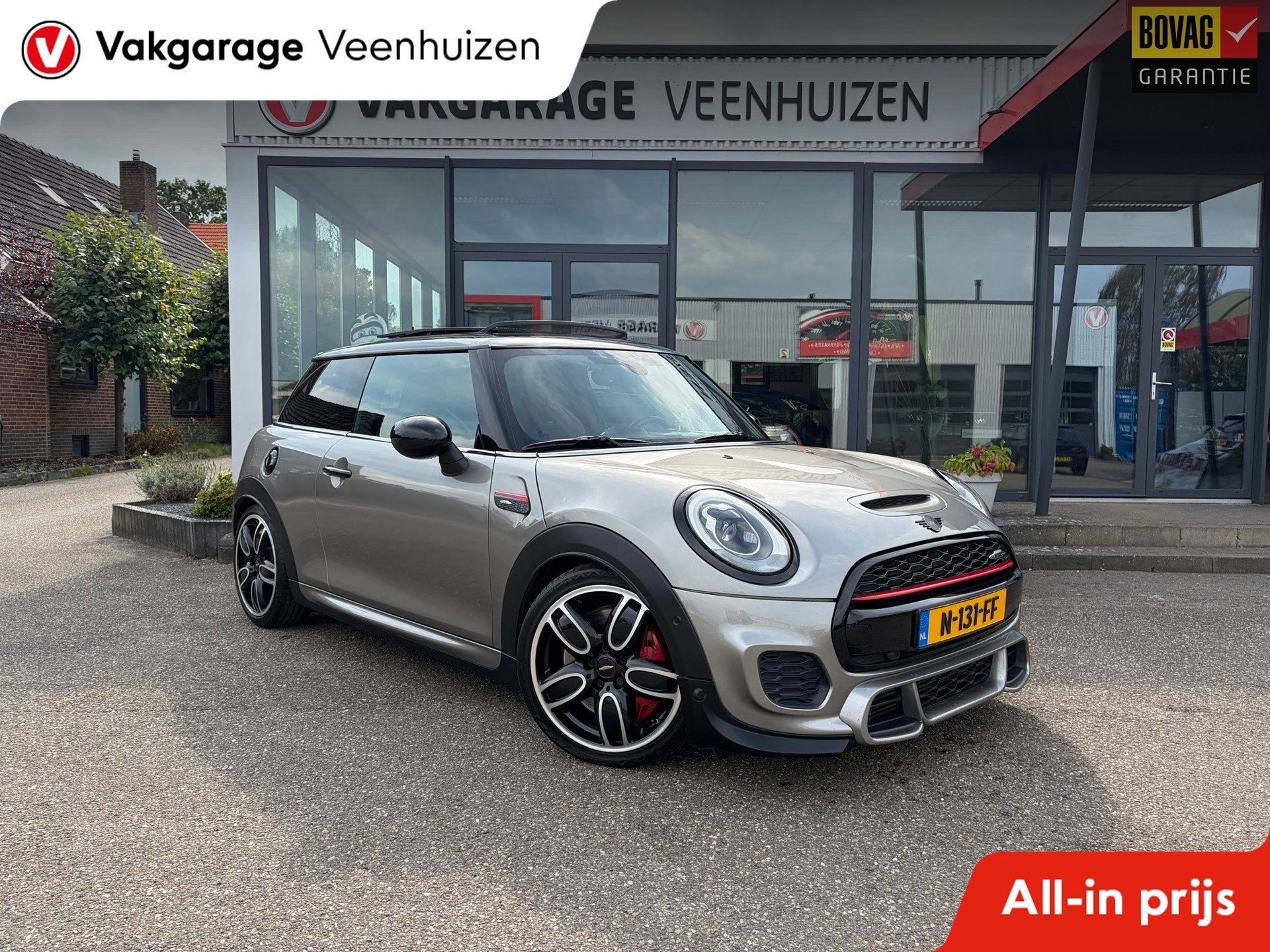 Mini 3-Deurs 2.0 John Cooper Works Chili|Rijklaar prijs|Pano, Auto's, 1195 kg, Gebruikt, 4 cilinders, 4 stoelen