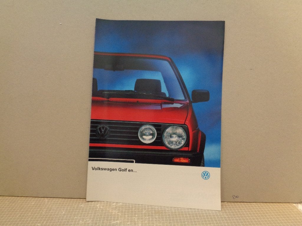 vw golf folder, Ophalen of Verzenden, Zo goed als nieuw, Volkswagen
