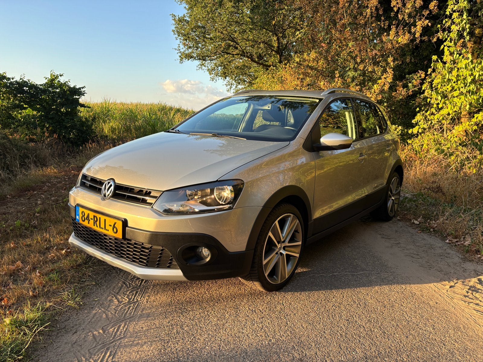 Super nette Volkswagen Cross Polo 1.4 16V DSG 2011 Beige, Euro 5, Stof, 40 €/maand, Beige