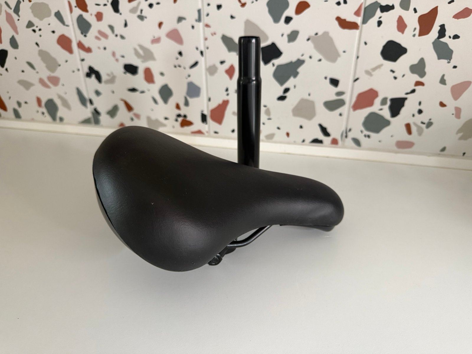 Kinderzadel + zadelpen 25.4 voor kinderfiets, Ophalen of Verzenden, Kinderfiets, Zadel, Overige materialen