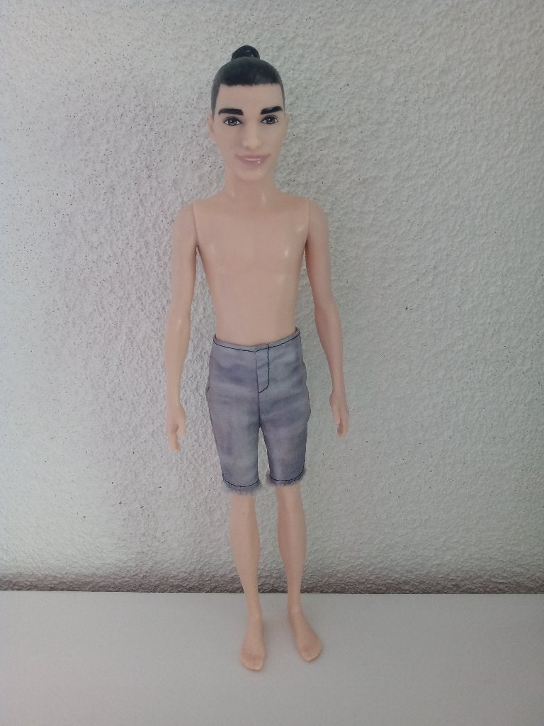 Barbie KEN Fashionistas #16 FJF74, Kinderen en Baby's, Ophalen of Verzenden, Gebruikt, Barbie