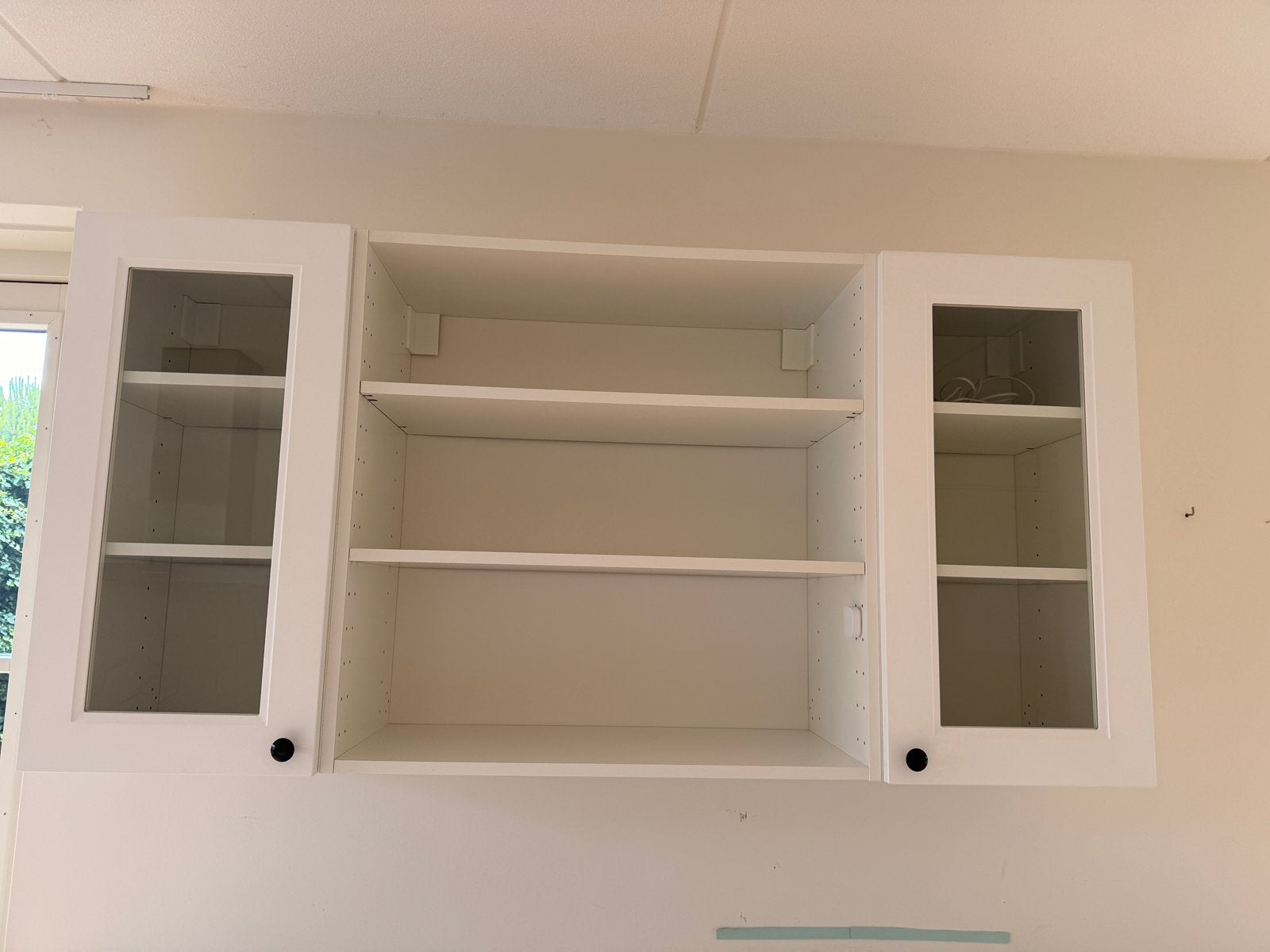 ZSM WEG! IKEA METOD bkast,landelijke STENSUND vitrinedeuren!, Ophalen, Zo goed als nieuw, Eenpersoons