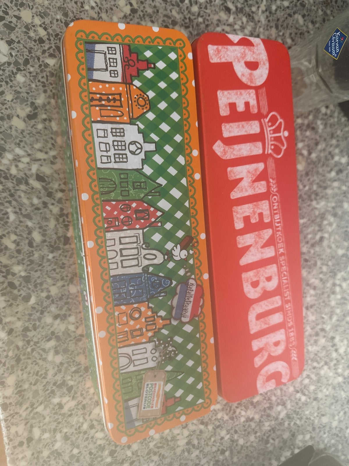 Peijnenburg en Hollandse Huisjes Koekblikken, Verzamelen, Ophalen of Verzenden, Gebruikt, Koek(jes), Overige merken