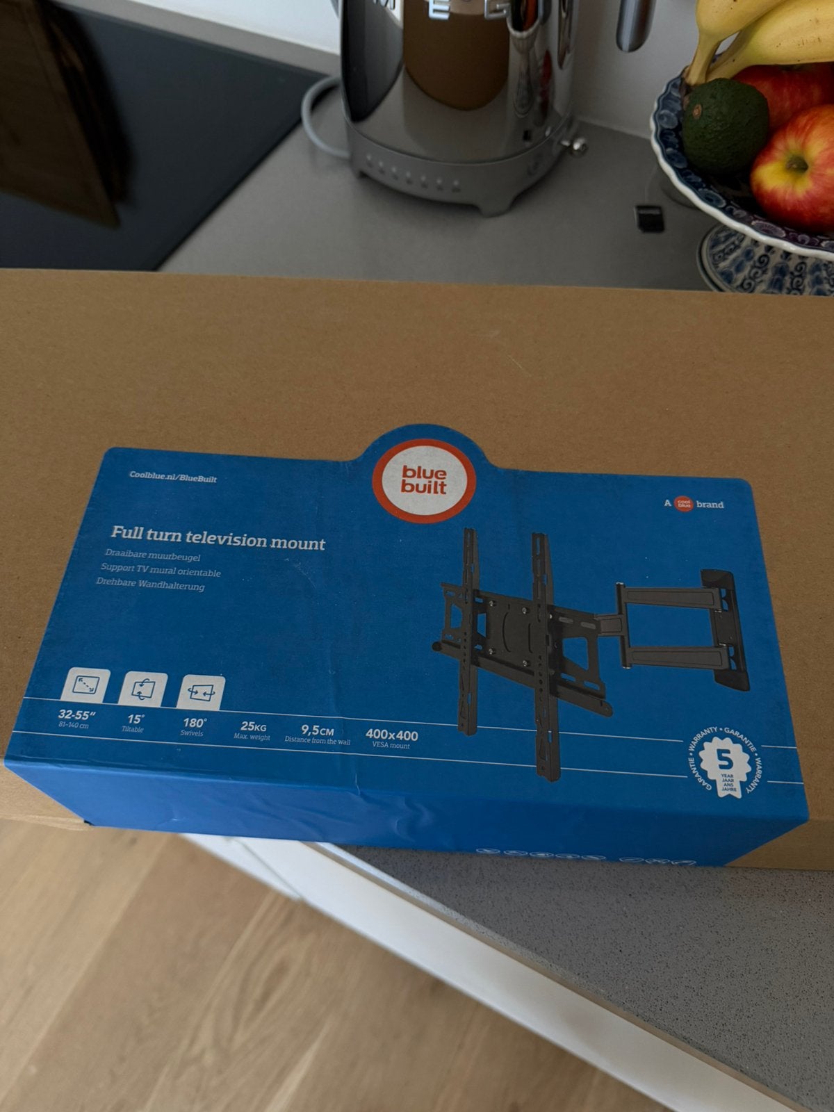 Blue Built TV Beugel - Volledig Draaibaar, Ophalen of Verzenden, Nieuw