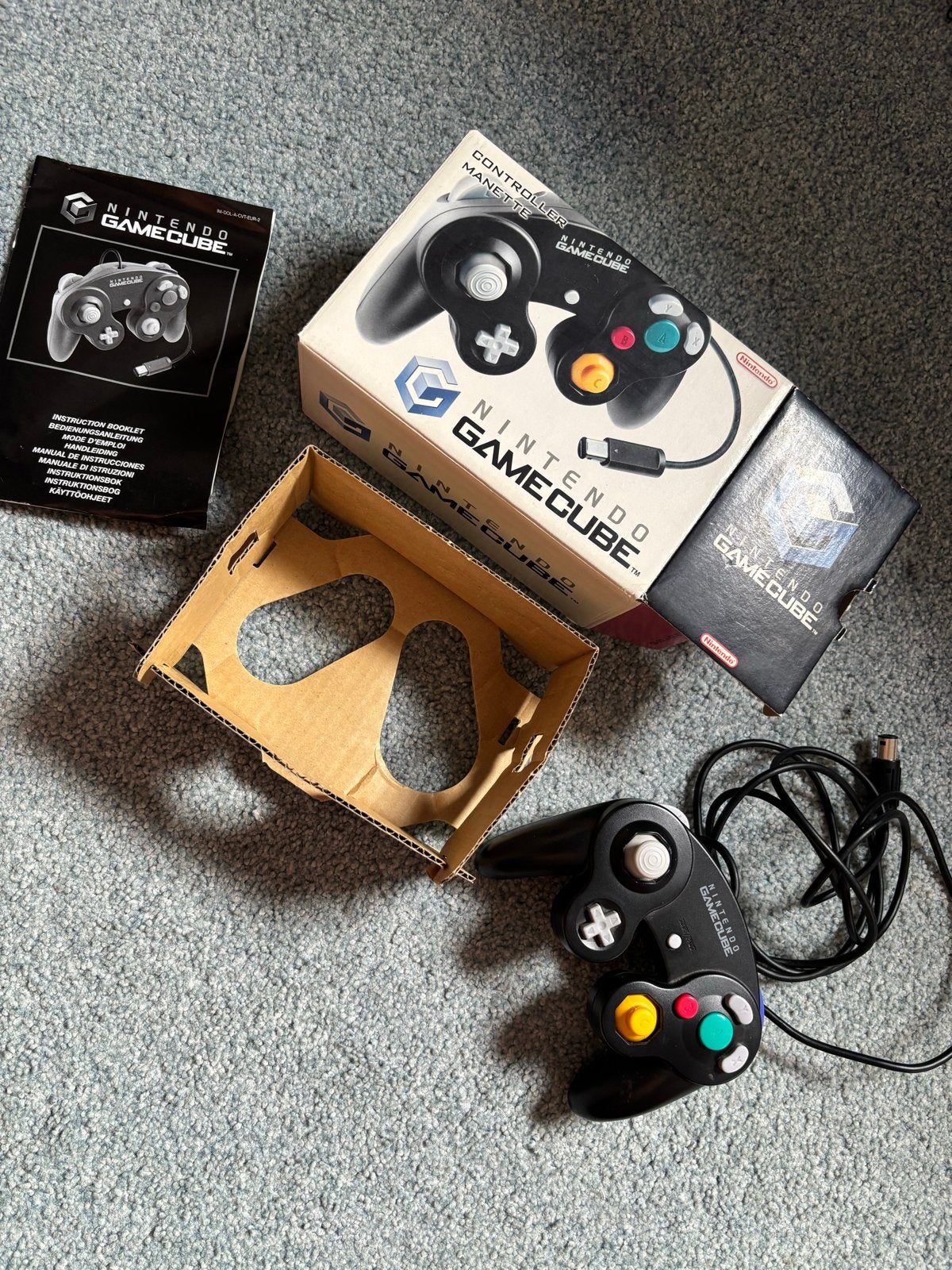 Nintendo GameCube Controller Zwart - Zo goed als nieuw, 1 speler, _, _, Ophalen of Verzenden