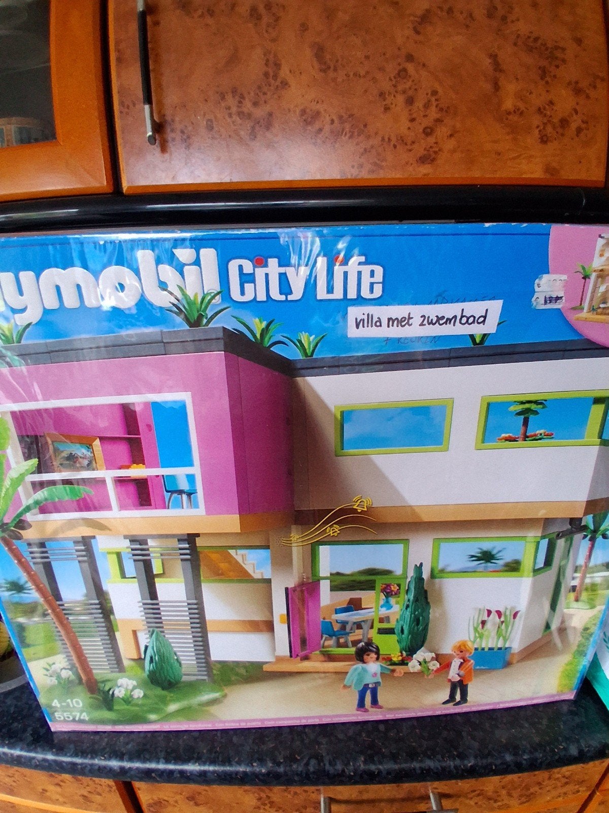 playmobil luxe villa met uitbreidingsset en zwembad, Ophalen, Zo goed als nieuw