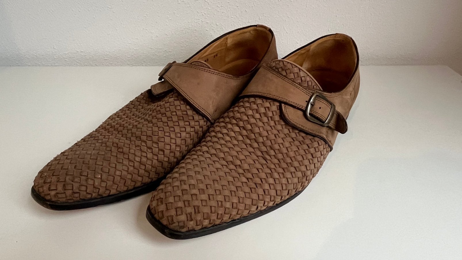 Guiseppe Maurizio instapschoen, maat 45, Loafers, Bruin, Ophalen of Verzenden, Gedragen