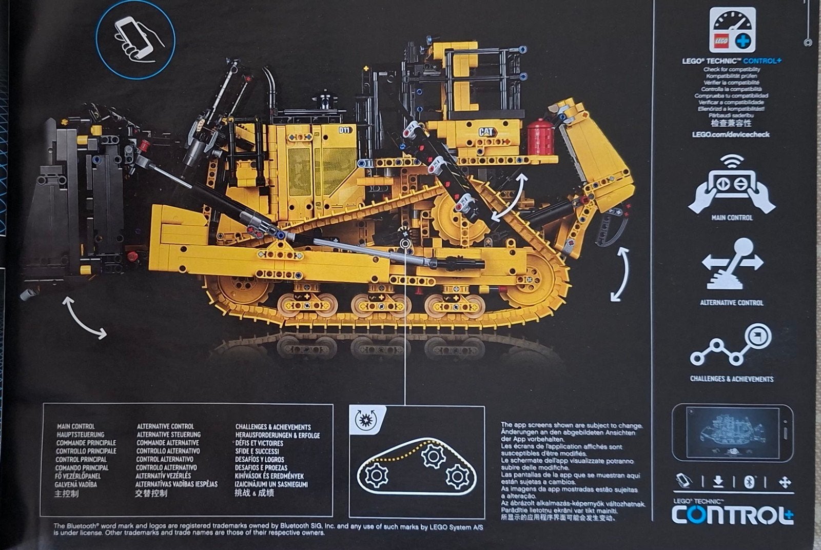 LEGO Technic CAT D11 Bulldozer (42131) - Zo goed als nieuw, Ophalen, Zo goed als nieuw, Overige merken