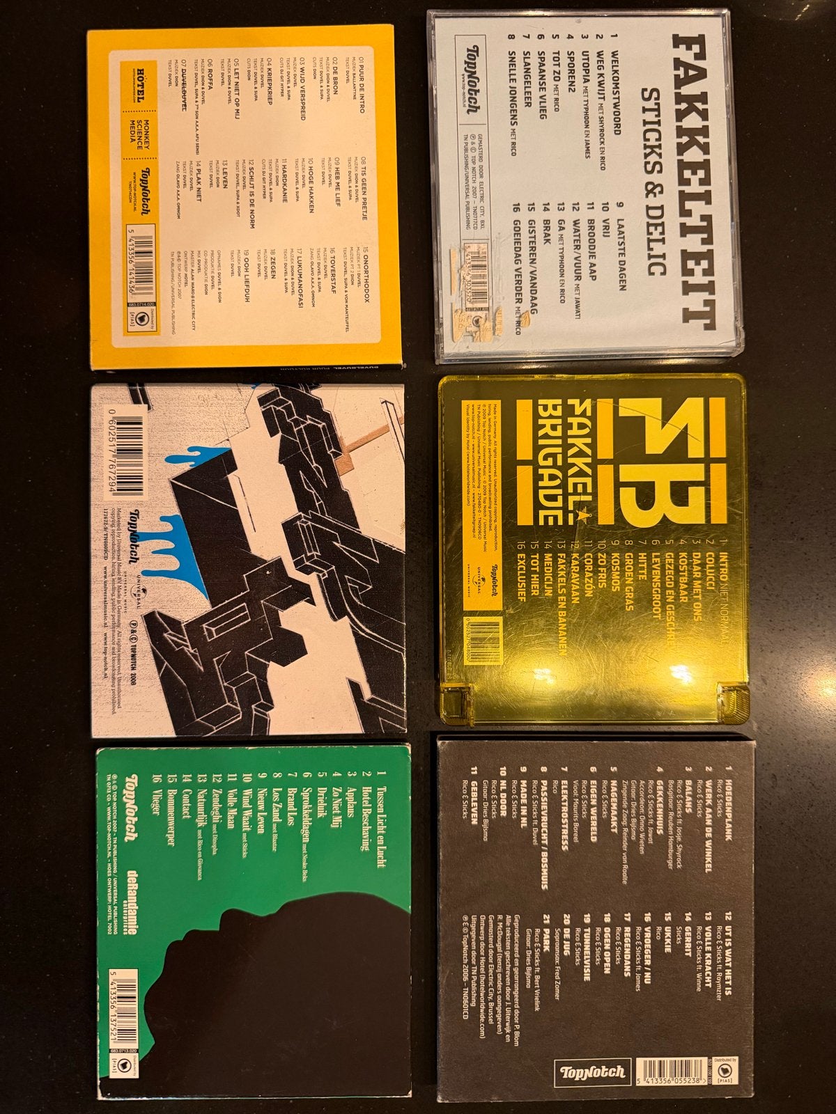 Opgezwolle, Fakkelbrigade, Sticks, Typhoon set cd’s, Ophalen of Verzenden, Gebruikt, Album, Inclusief doosje