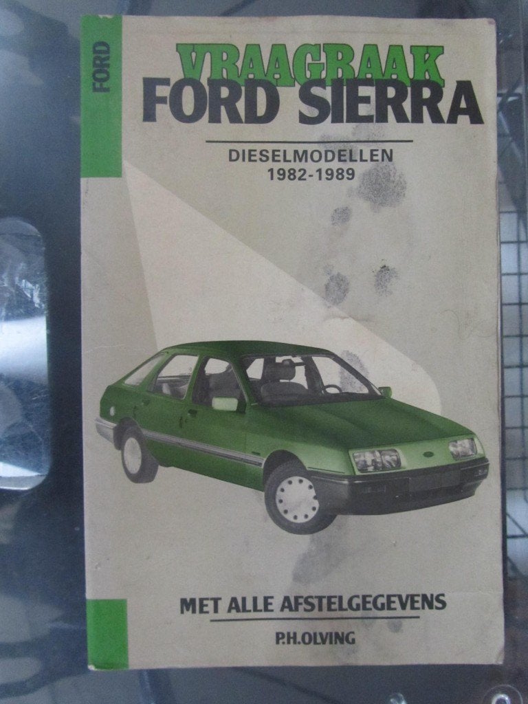 vraagbaak   FORD SIERRA  1982 /1989, Ophalen of Verzenden