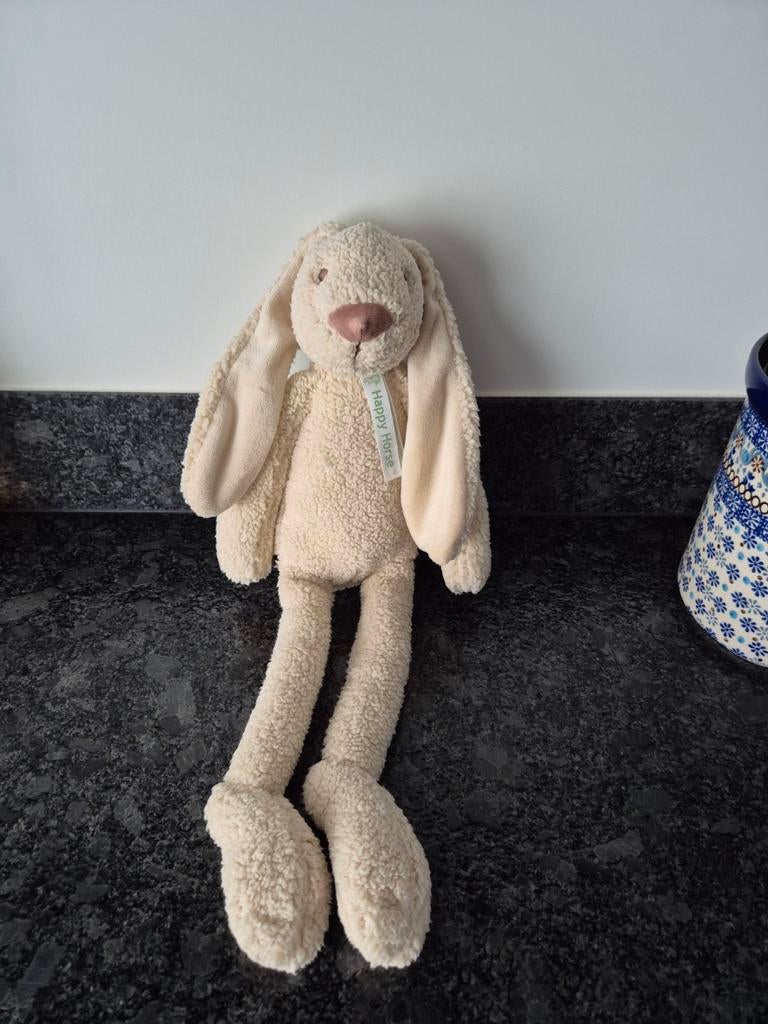 Happy Horse  - Knuffel Konijn Richie beige recycled, Ophalen of Verzenden, Zo goed als nieuw, Konijn