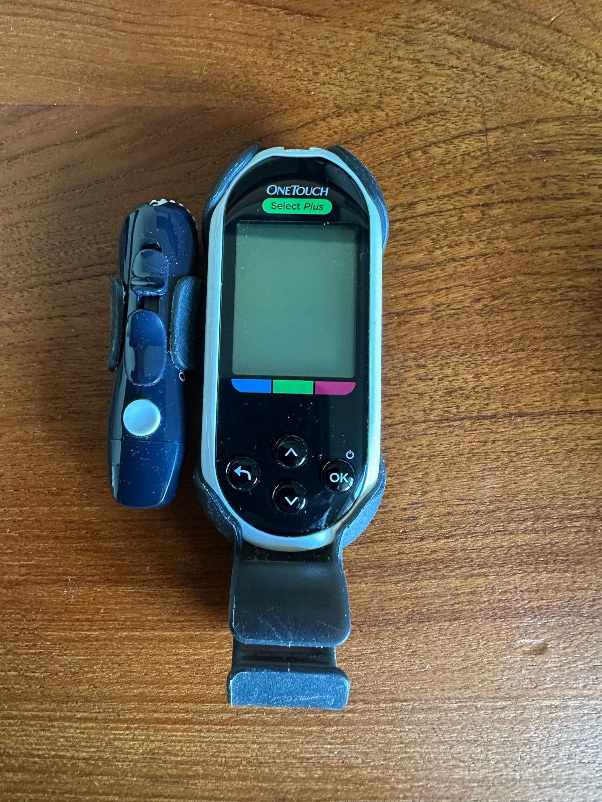 OneTouch Select Plus Bloedglucosemeter met prikpen en etui, Ophalen of Verzenden, Gebruikt, Overige typen