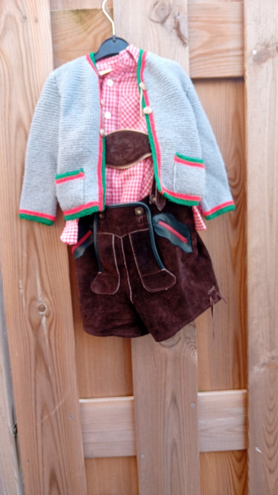 Lederhose outfit compleet maat 104/110, Gebruikt, Jongen of Meisje, Ophalen of Verzenden, Setje