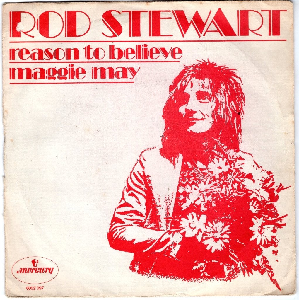 ROD STEWART  -  Maggie May / Reason to believe, Cd's en Dvd's, Vinyl Singles, Gebruikt, Pop, Fotohoes, 7 inch, Ophalen of Verzenden