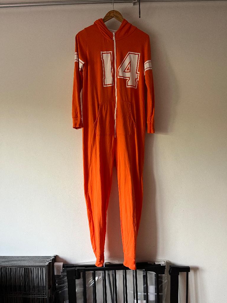 HEMA oranje jumpsuit • voetbal Nederland • maat M, Maat M, Ophalen of Verzenden, Nieuw, Trainingspak