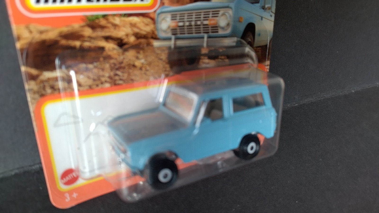 Ford Bronco blue 1970 3inch Matchbox Pol, Auto, Verzenden, Nieuw, M