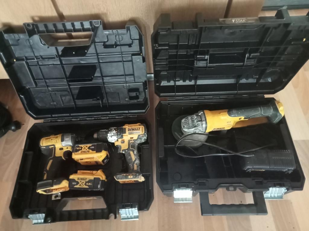 Dewalt combiset slaagschroef - boormachine en haakse slijper, Ophalen, Boormachine