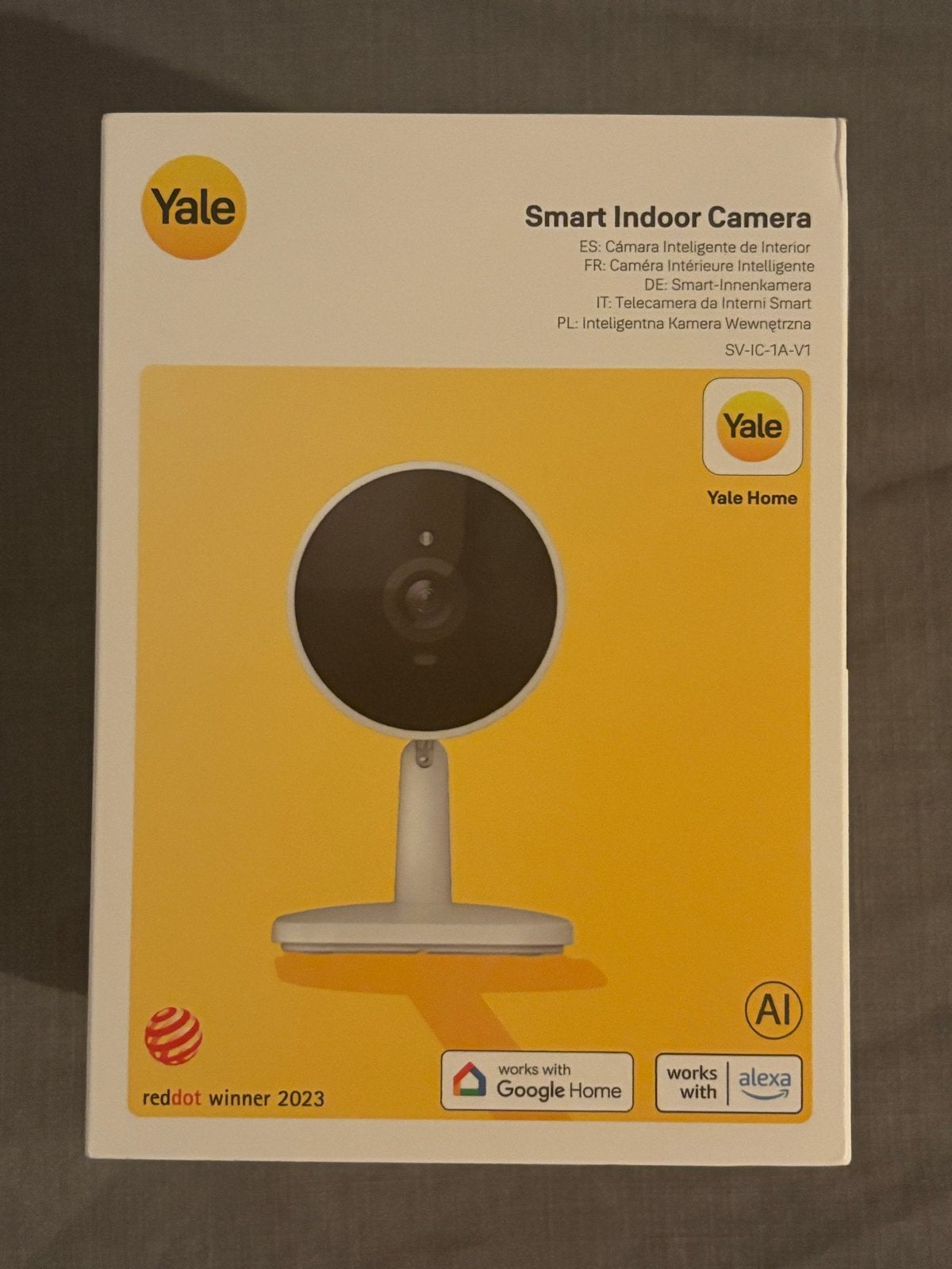 Yale Smart Indoor Camera - Nieuw in doos, Ophalen of Verzenden, Nieuw, Binnencamera