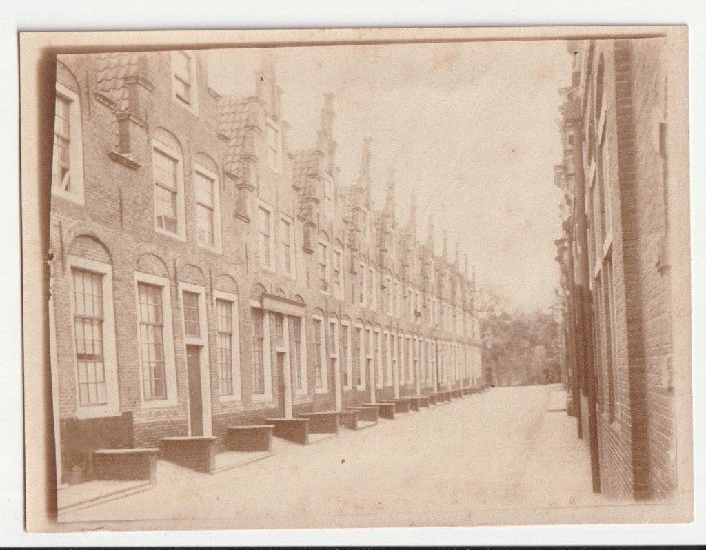 Haarlem Groot Heiligland oude foto jaren '20 vorige eeuw, Gebruikt, Foto, Ophalen of Verzenden, Gebouw