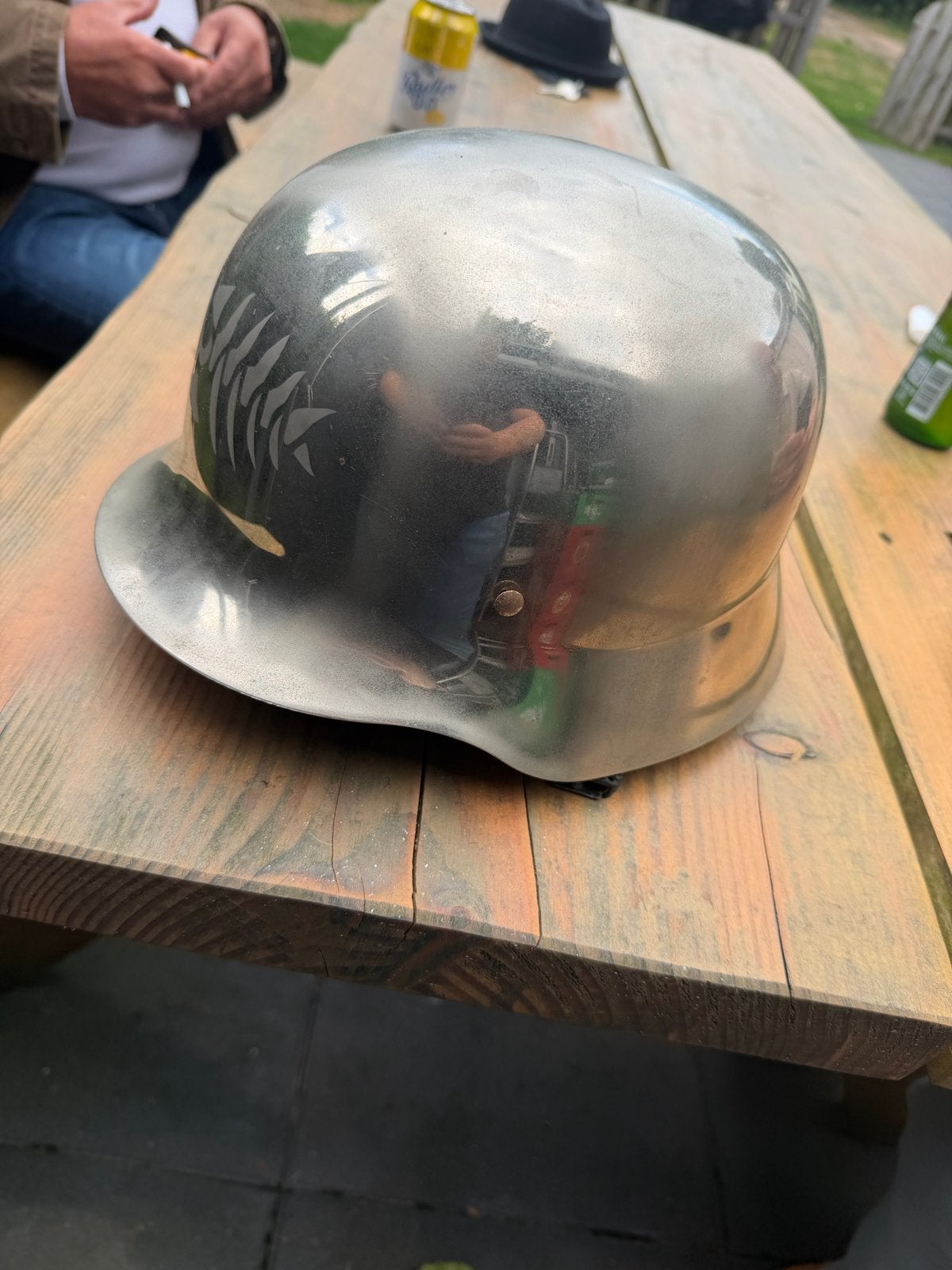 Verchroomde Duitse Stahlhelm pothelm, Ophalen, Overige typen