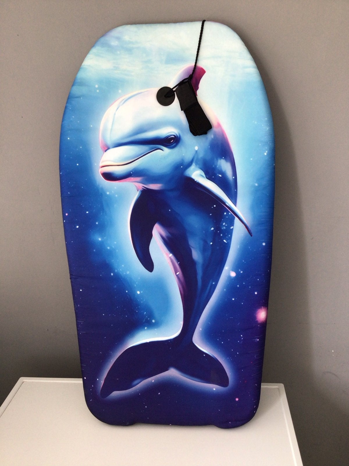 Bodyboard met dolfijnprint en koord, Ophalen, Gebruikt, Overige typen, Met koord