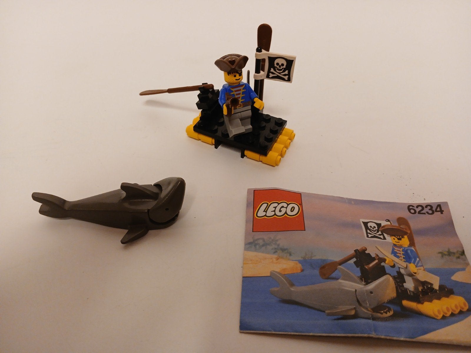 vintage lego pirates 6234 rennegades raft met boekje, Ophalen of Verzenden