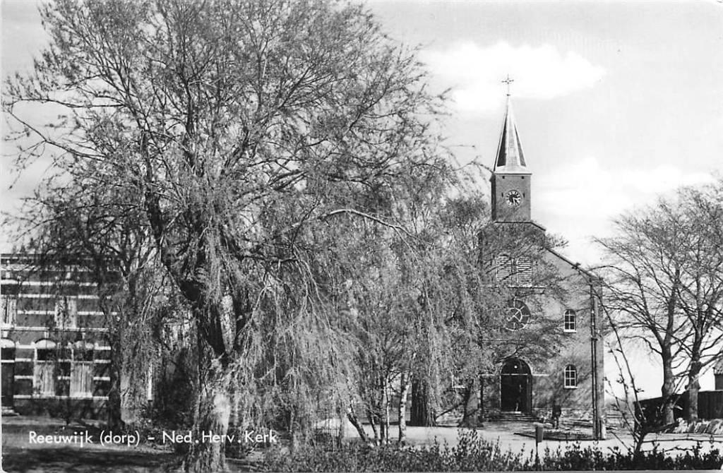 381-492-005 Reeuwijk Kerk, Verzenden, Voor 1920, Zuid-Holland