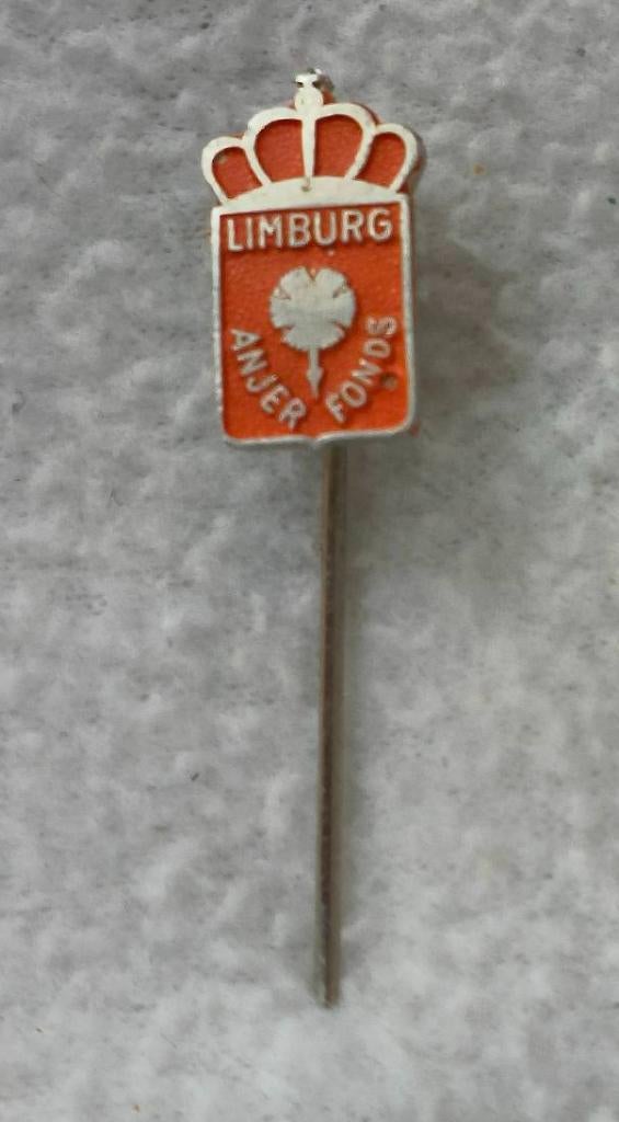 Speldje Anjer fonds Limburg, Verzamelen, Ophalen of Verzenden, Zo goed als nieuw, Overige onderwerpen, Speldje of Pin