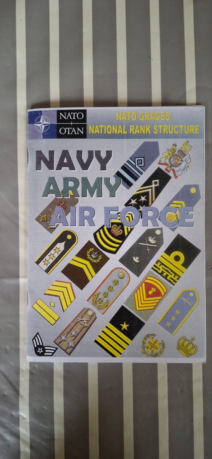 Nato rangen boekje (kopie), Ophalen of Verzenden, Landmacht, Nederland, Boek of Tijdschrift