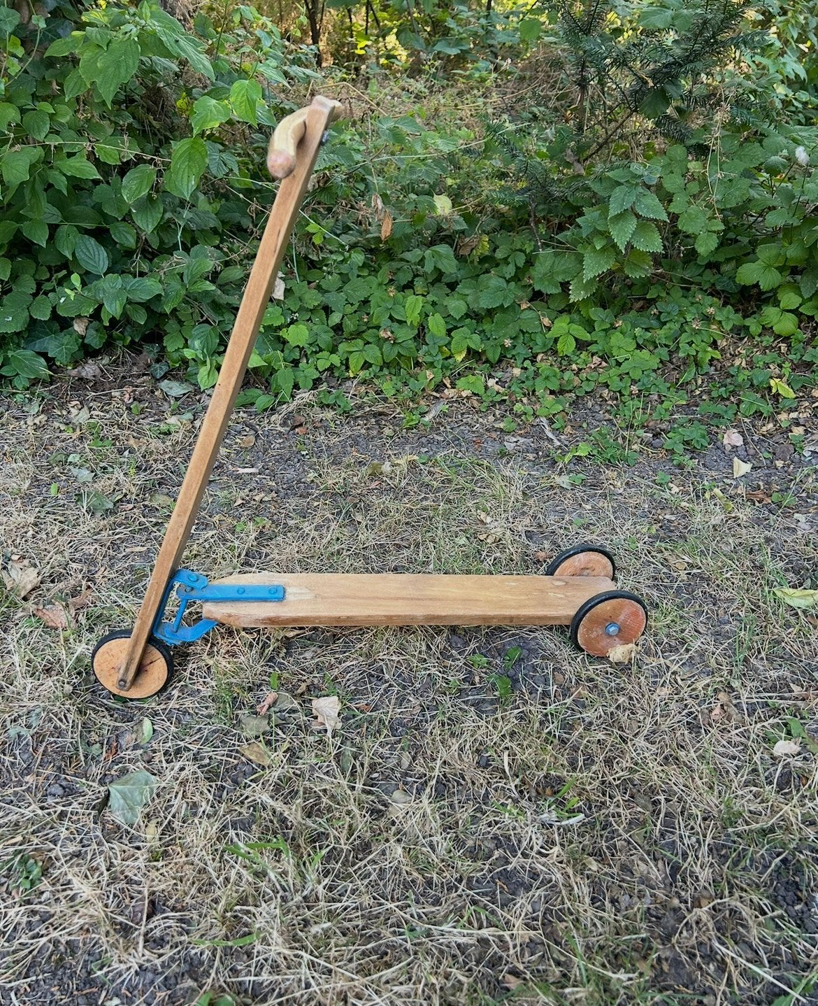 Vintage houten kinderstep step, Ophalen, Gebruikt, Gewone step