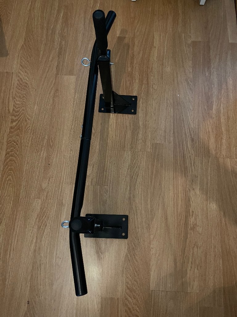 Optrekstang pull-up bar muurbevestiging, Ophalen of Verzenden, Zo goed als nieuw, Krachtstation