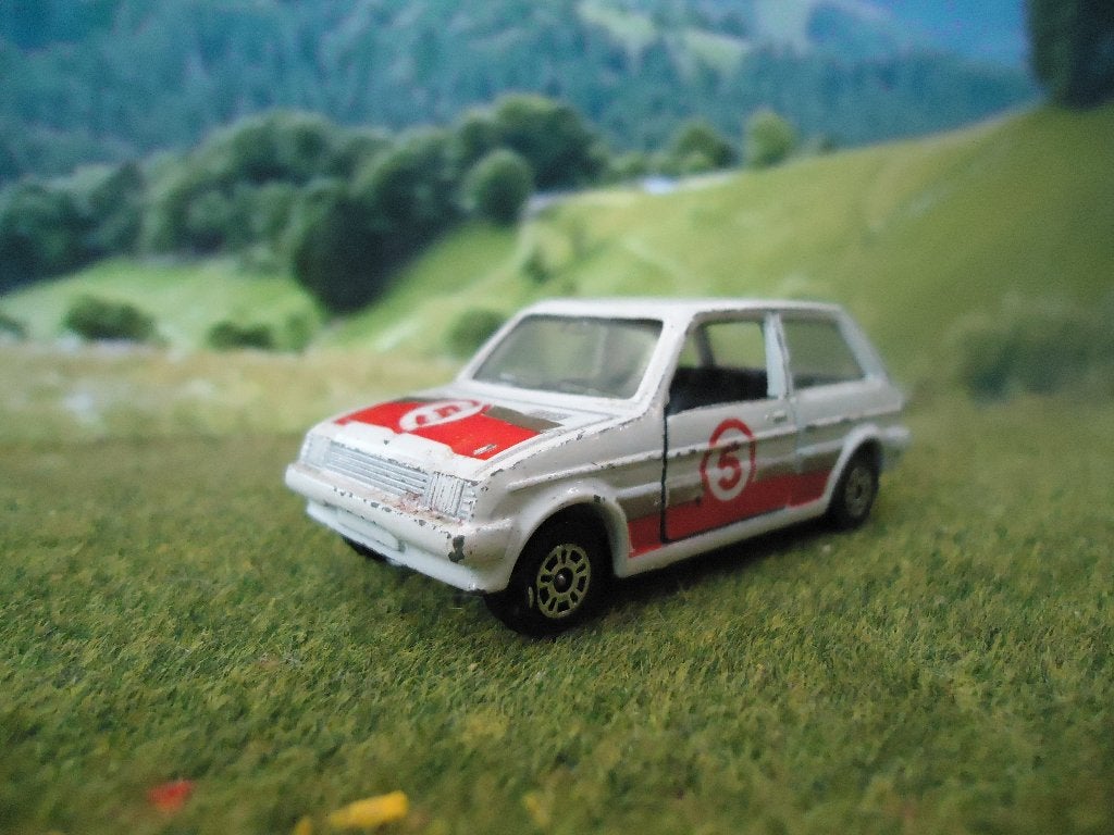 1:50 Austin Mini Metro 1.3 HLE Rally - Corgi Juniors, Ophalen of Verzenden, Gebruikt, Auto