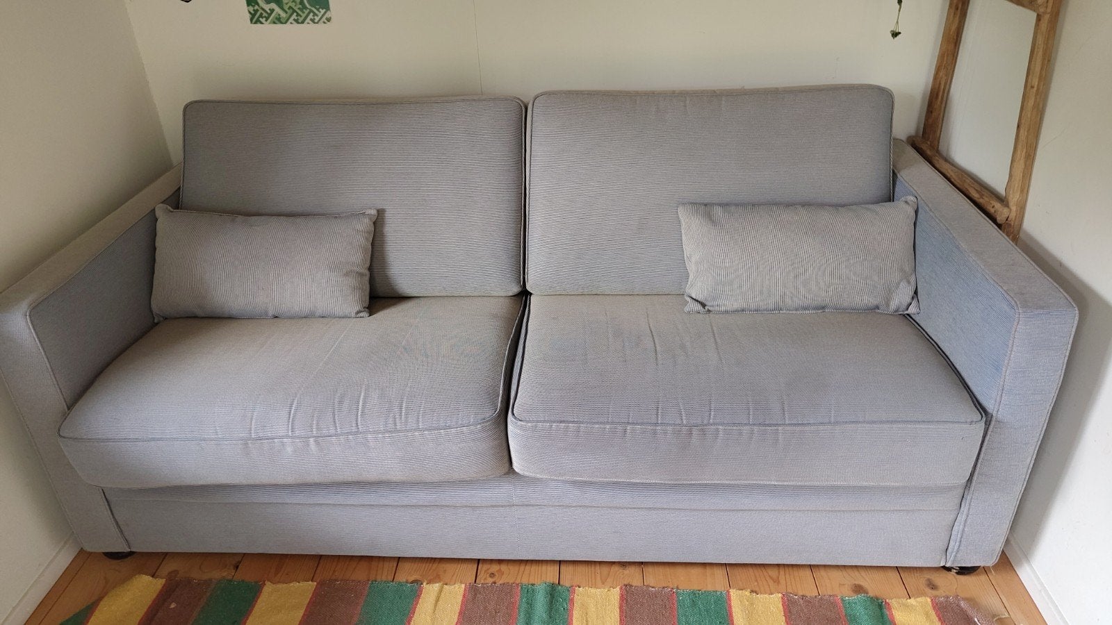 B Linea Slaapbank groen, Huis en Inrichting, Ophalen, Gebruikt, Tweepersoons, 190 cm of minder