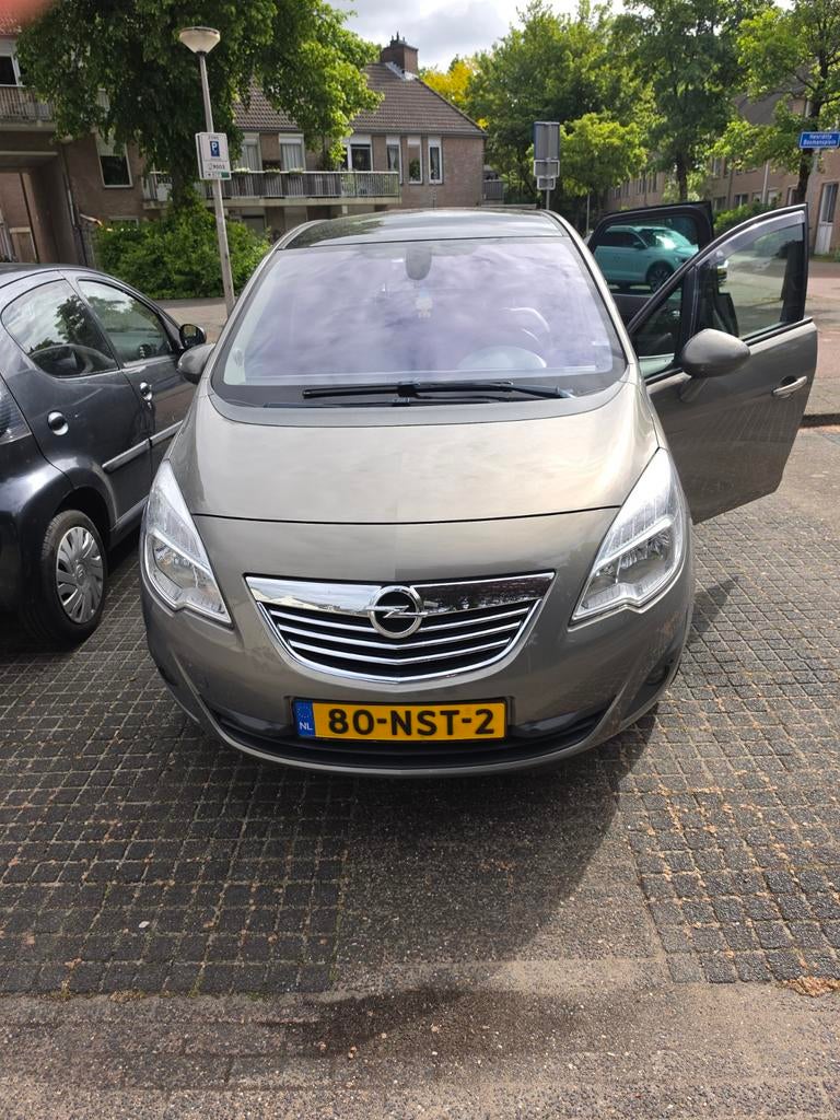 Opel Meriva 1.4 Turbo 88KW 2010 Bruin, Auto's, Opel, Voorwielaandrijving, 680 kg, 4 cilinders, Bruin