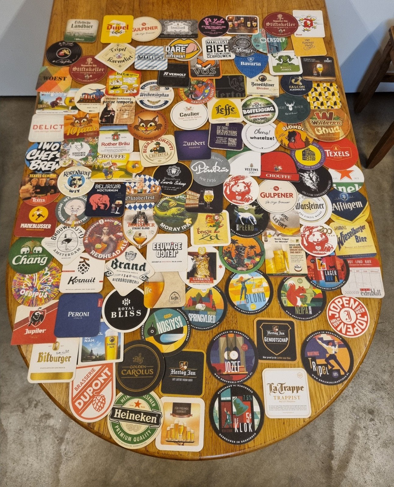 Bierviltjes dik 100 stuks, Ophalen of Verzenden, Overige typen