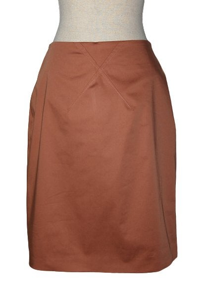 Nieuw René Lezard rokje, 6972, rok, bruin, Mt. 38 / M, Maat 38/40 (M), Bruin, Verzenden, Nieuw